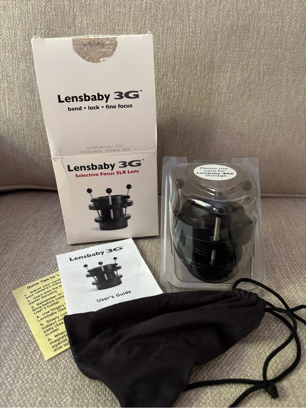 Nikon Lensbaby 3G Selective Focus SLR Lens – Black & White Box